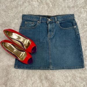 Calvin Klein Jeans Medium Wash Jean Skirt Like New